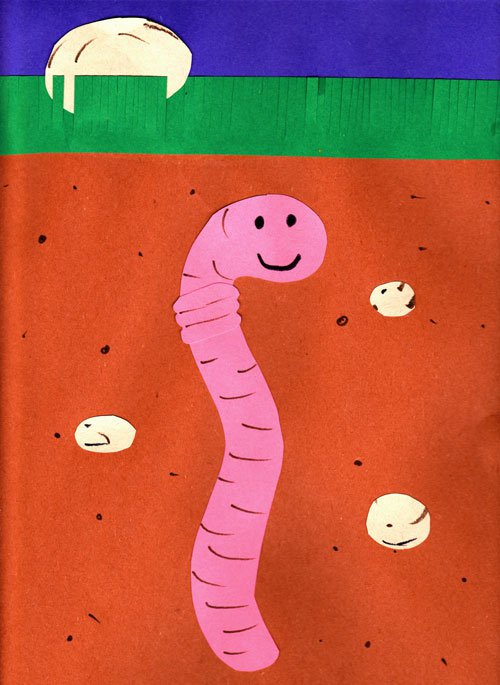 worm craft for kids