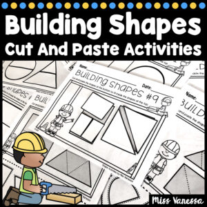 Building Shapes with Shapes Worksheets