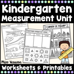 Kindergarten Measurement Worksheets and Activities