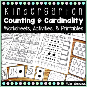 Kindergarten Counting Printable Worksheets