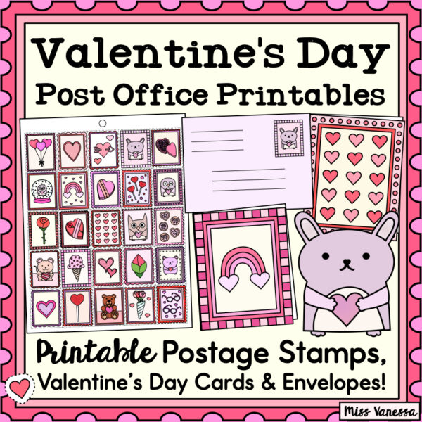 Valentine's Day Post Office Printables
