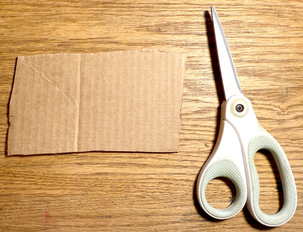 scrap cardboard craft
